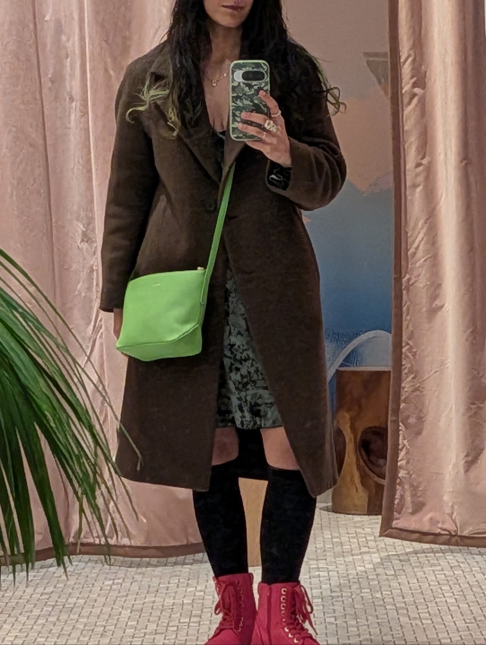 Aritzia Brown Cashmere Only Coat - Picture 5 of 5
